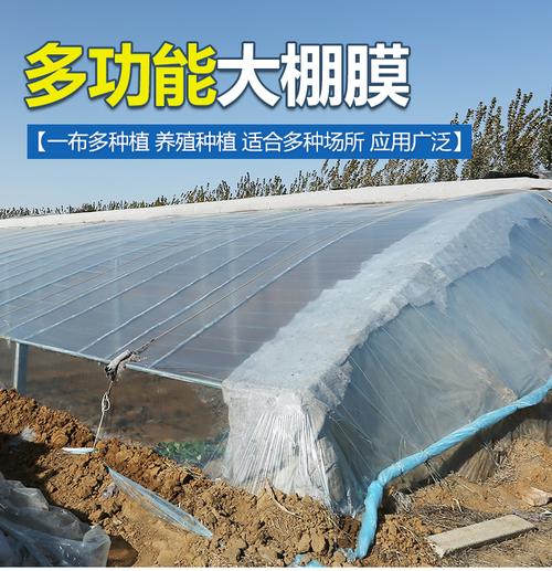 梦凡尘进口pe大棚膜无滴膜灌浆消雾膜po膜塑料薄膜塑料布黑白养殖膜